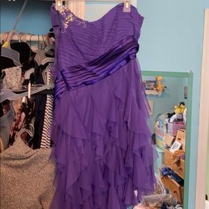 Debs Purple Homecoming Dress